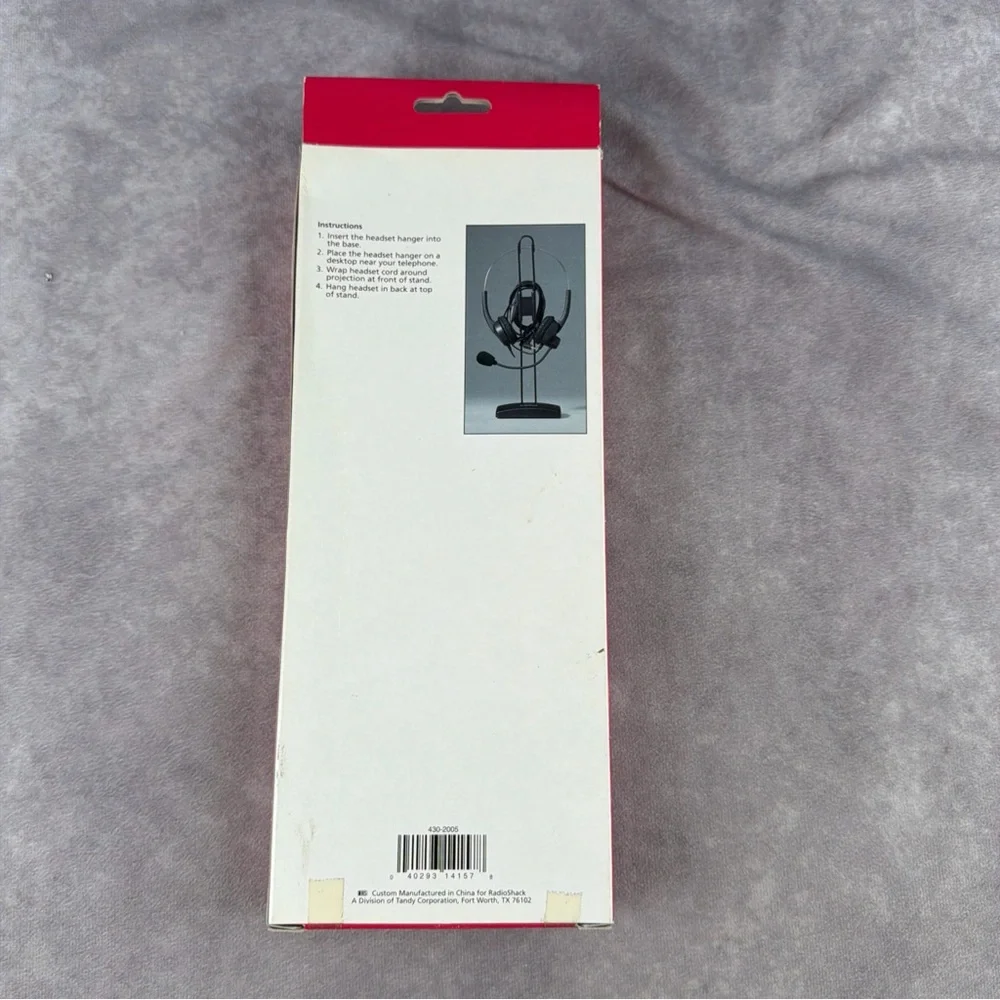 Radio Shack headset hanger